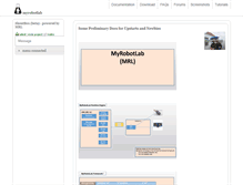 Tablet Screenshot of myrobotlab.org